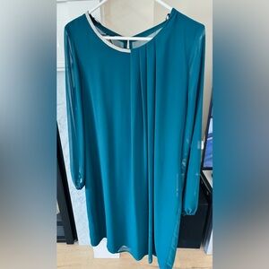 Elegant Frank Lyman Teal Women's Dress Size Medium
